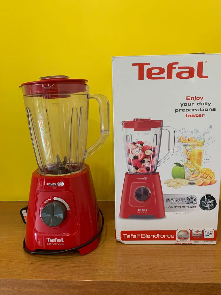 Tefal Blendforce Blender Model BL4255 (Red), TV & Home Appliances