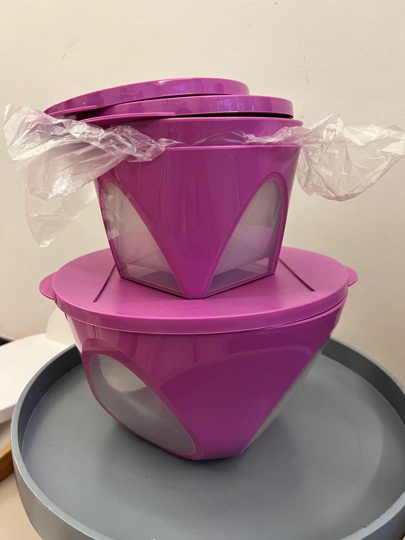 Tupperware set of 3 containers, Furniture & Home Living, Kitchenware ...