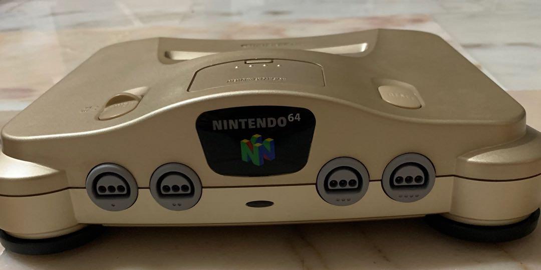 UltraHDMI HW2 Kit modded Gold Japanese Nintendo N64 with Expansion