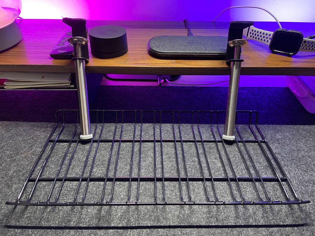 Under Desk Cable Tray (Clamp), Furniture & Home Living, Home