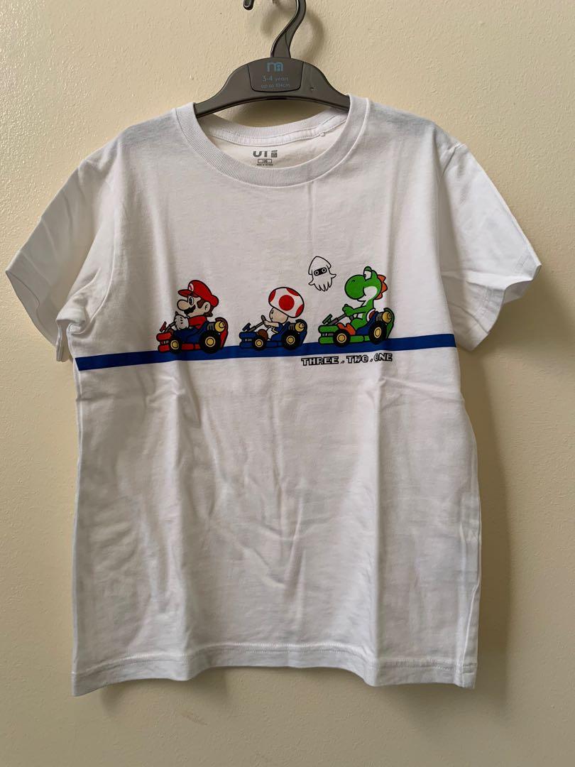Uniqlo T Shirt Super Mario Babies Kids Babies Kids Fashion On Carousell