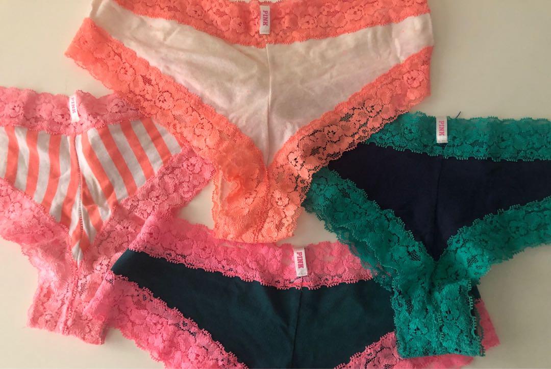 Flirty and Fun Victoria's Secret Panties - Set of 4