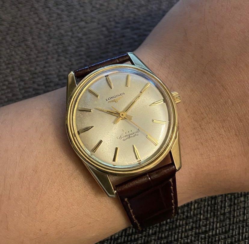 Longines conquest automatic gold store