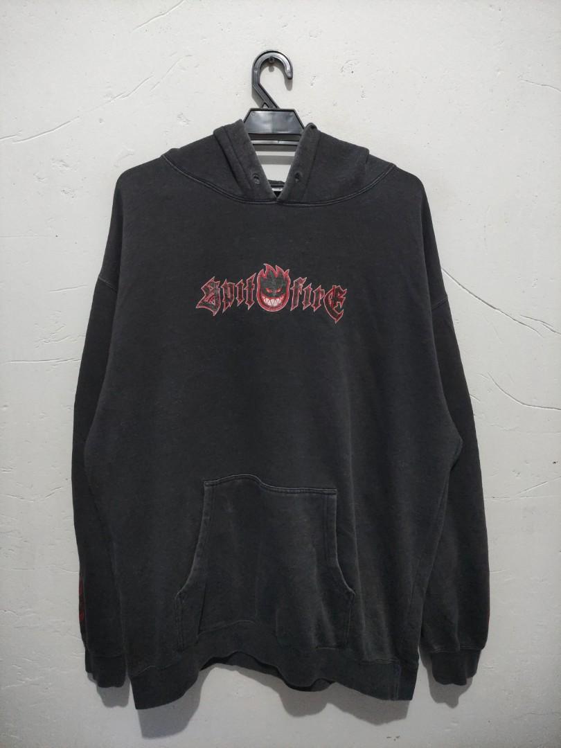 Vintage Spitfire Wheels Skateboarding Hoodie