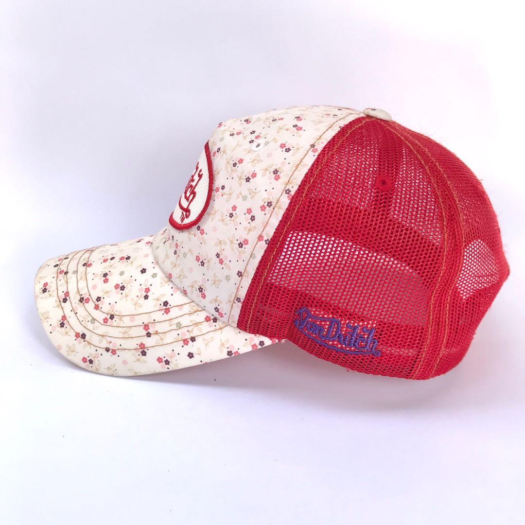Vondutch Flower Trucker Hat, Fesyen 