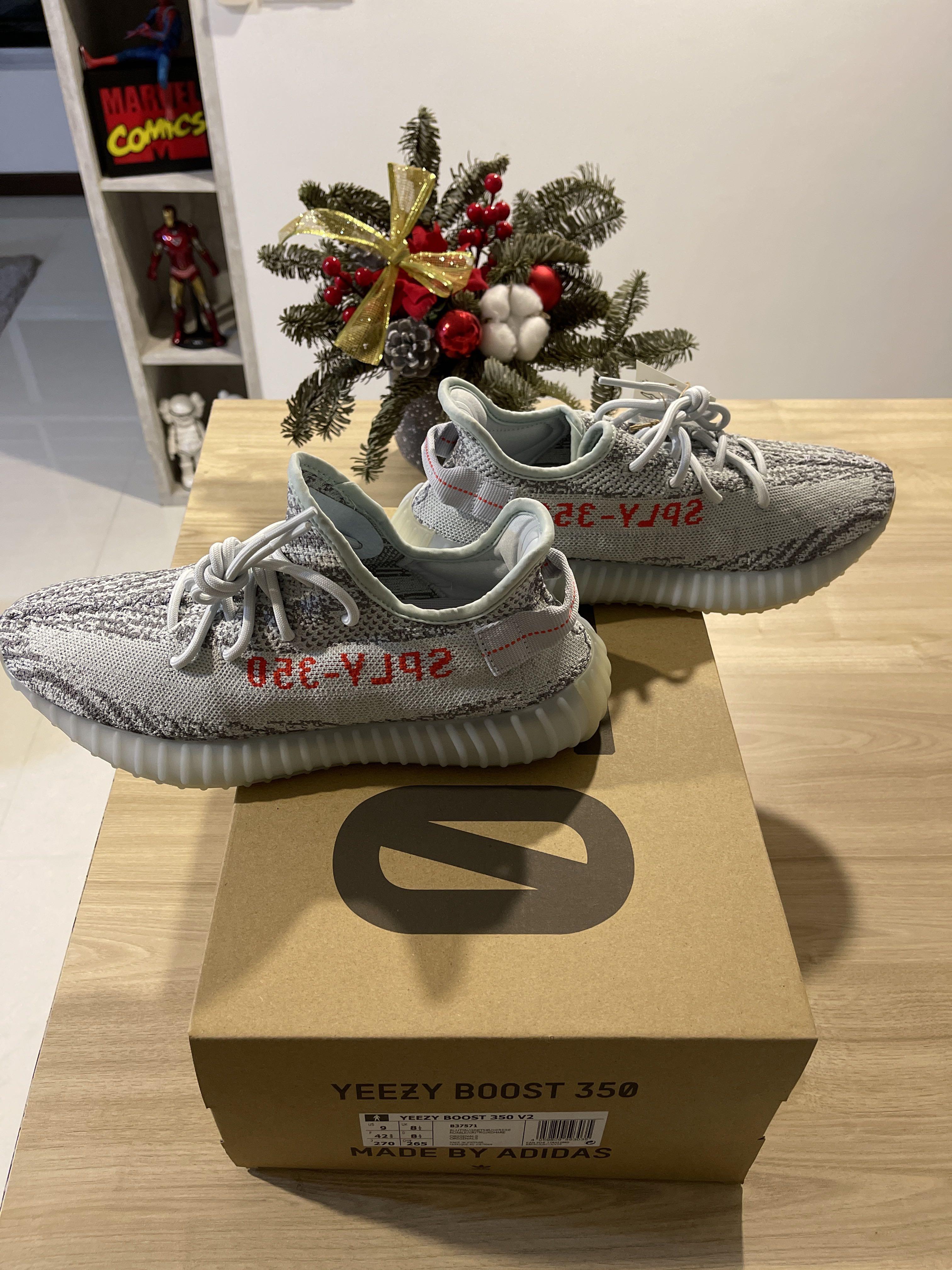 Goat yeezy hotsell blue tint