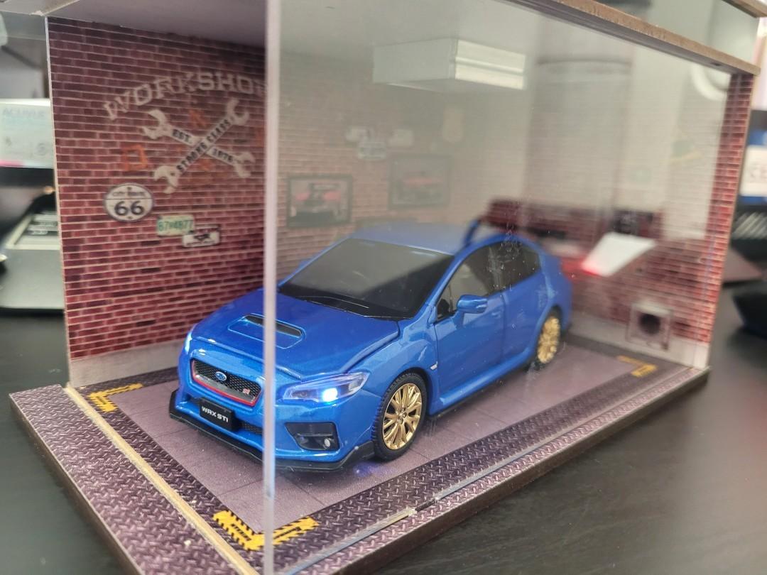 1 32 富士subaru Wrx Sti亮燈仿真車加配usb 發光駐車場 興趣及遊戲 玩具 遊戲類 Carousell