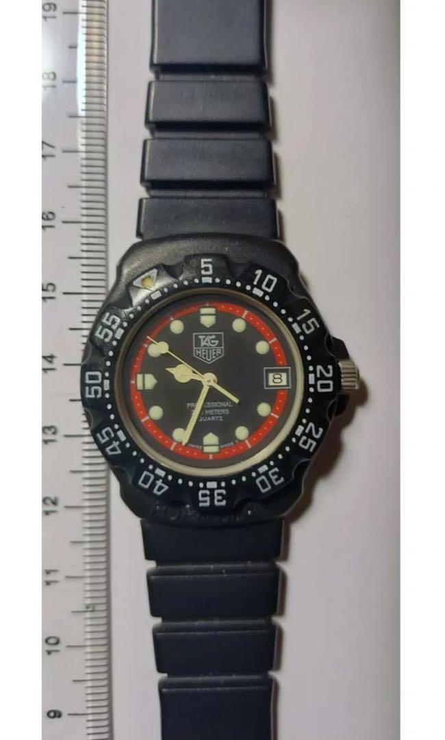Vintage tag heuer professional 200 meters cheap