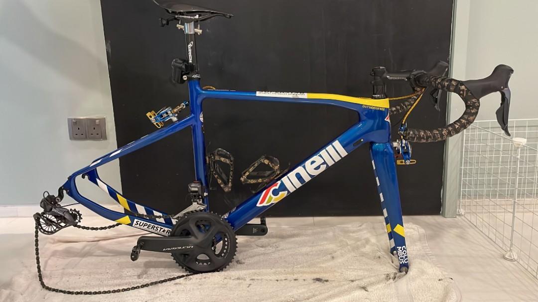2021 Cinelli Top Range Superstar S size. FRAME ONLY Sports