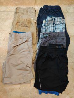 Bundle of 7 assorted boys shorts