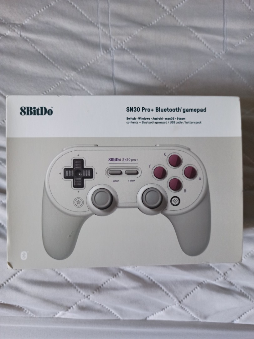 8bitdo Sn30 Pro Bluetooth Gamepad Controller Video Gaming Gaming Accessories Controllers On Carousell