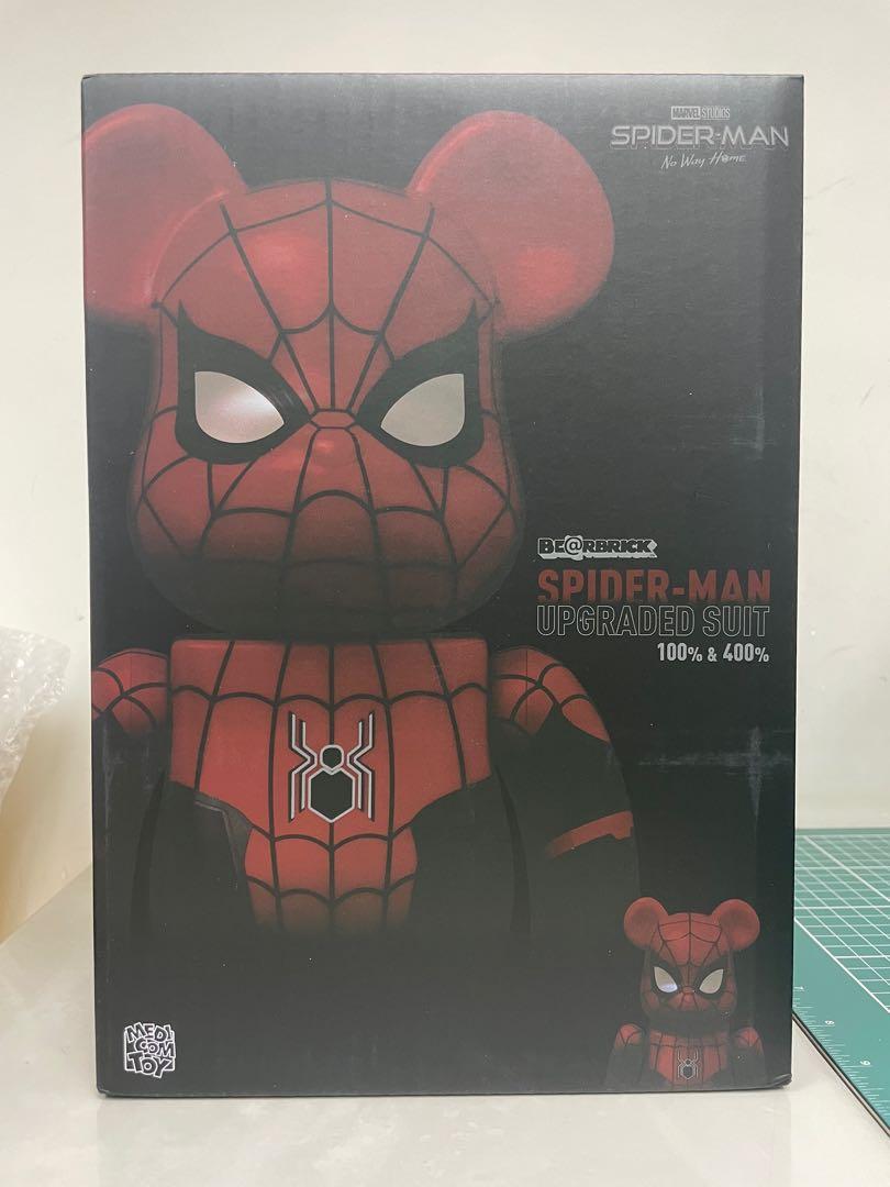 現貨Bearbrick Spiderman upgraded suit 400% & 100%, 興趣及