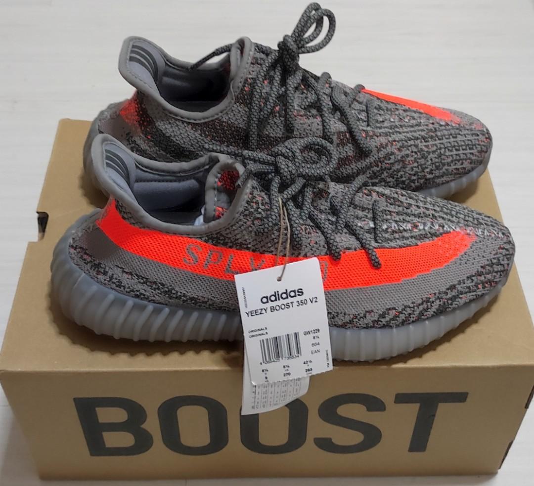 Adidas Yeezy 350V2 Beluga US 9 UK 8.5 EU 42 2 3 Men s Fashion