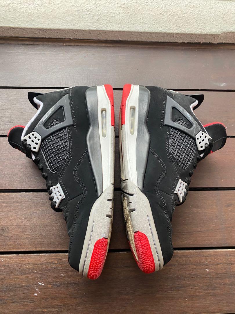 Nike air jordan discount retro 4 bred 219