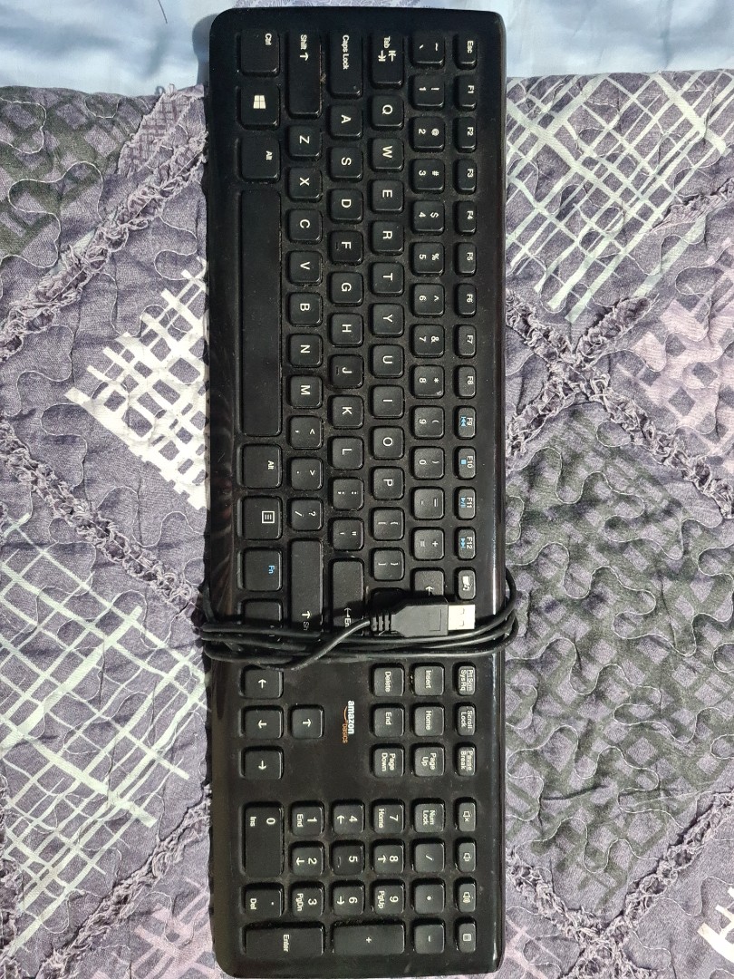 Amazon Basics Keyboard, Computers & Tech, Parts & Accessories, Computer Keyboard on Carousell