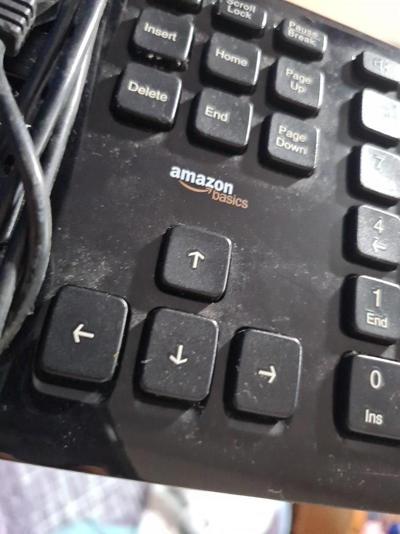 Amazon Basics Keyboard, Computers & Tech, Parts & Accessories, Computer Keyboard on Carousell