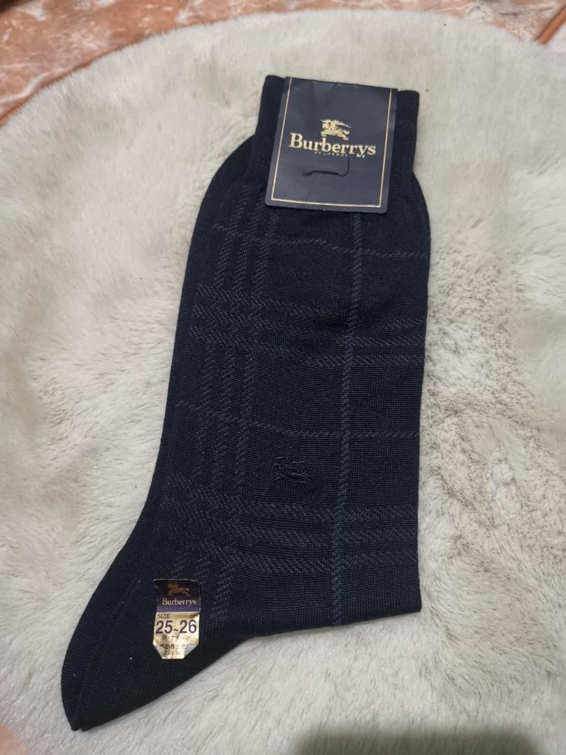 Authentic Burberry Men's Dress Sock, Luxury, Accessories on Carousell