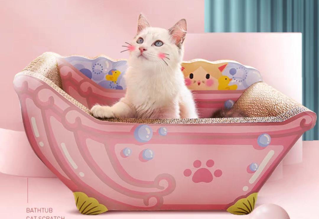 Bathtub Cat Scratch board, Pet Supplies, Homes & Other Pet Accessories