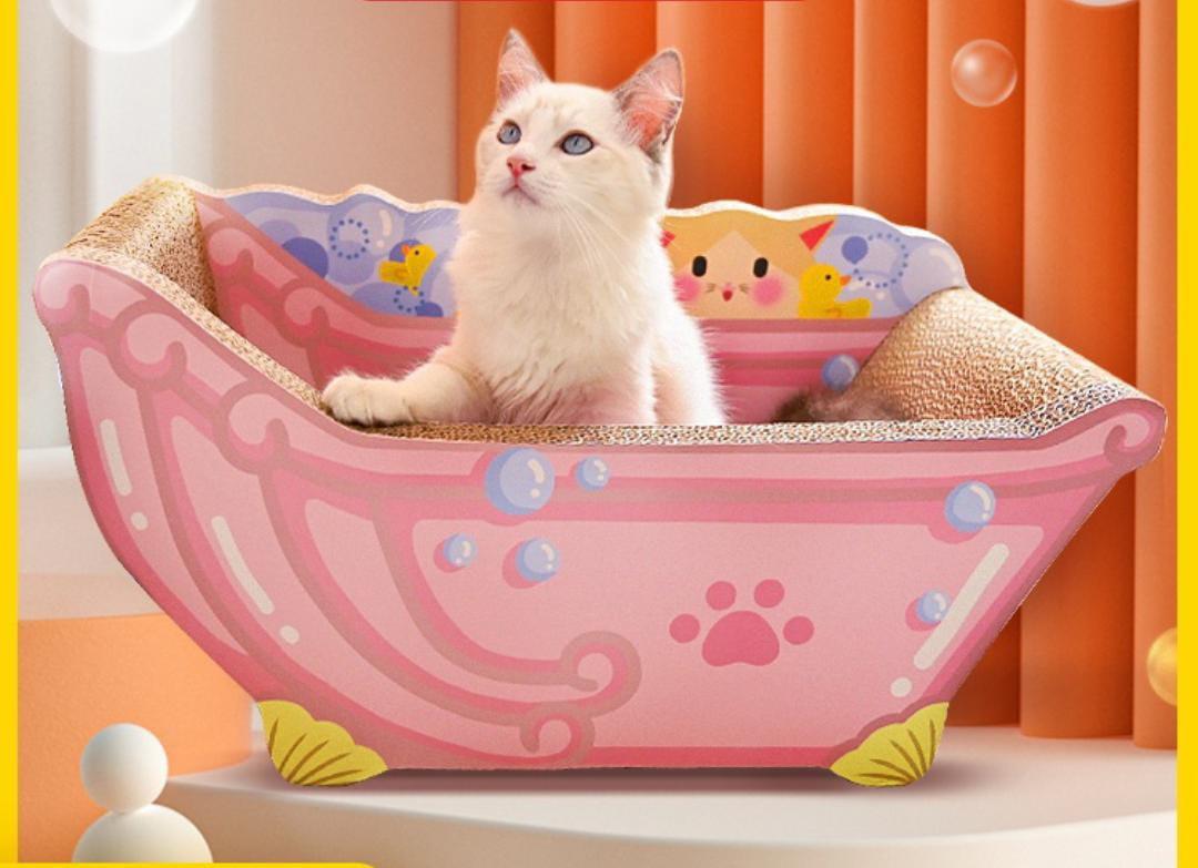 Bathtub Cat Scratch board, Pet Supplies, Homes & Other Pet Accessories