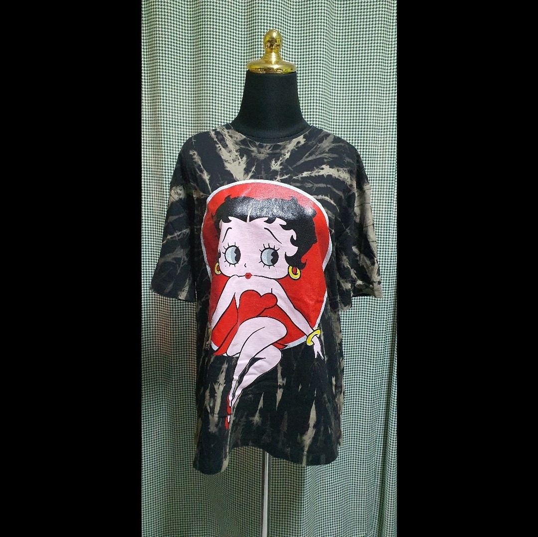 Betty Boop Tie Dye T Shirt, Women's Fashion, Tops, Shirts on Carousell