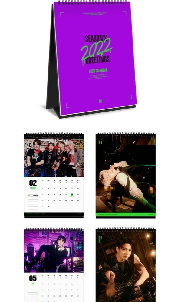 BTS Season's Greetings 2022 & Wall Calendar Set, Hobbies & Toys