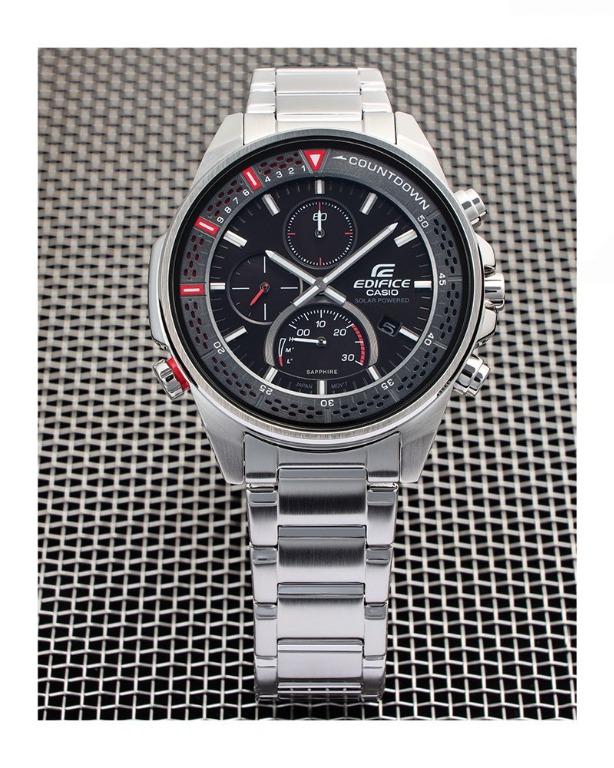Casio edifice discount solar powered watch