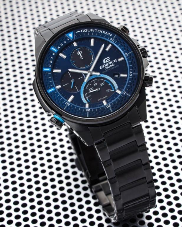 Casio edifice solar discount black