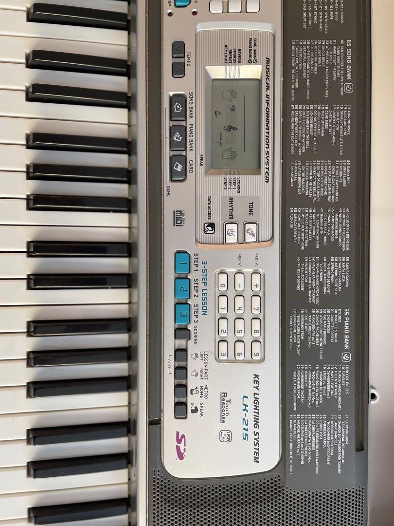 Casio LK-215 電子琴????, 興趣及遊戲, 音樂樂器 配件, 樂器- Carousell