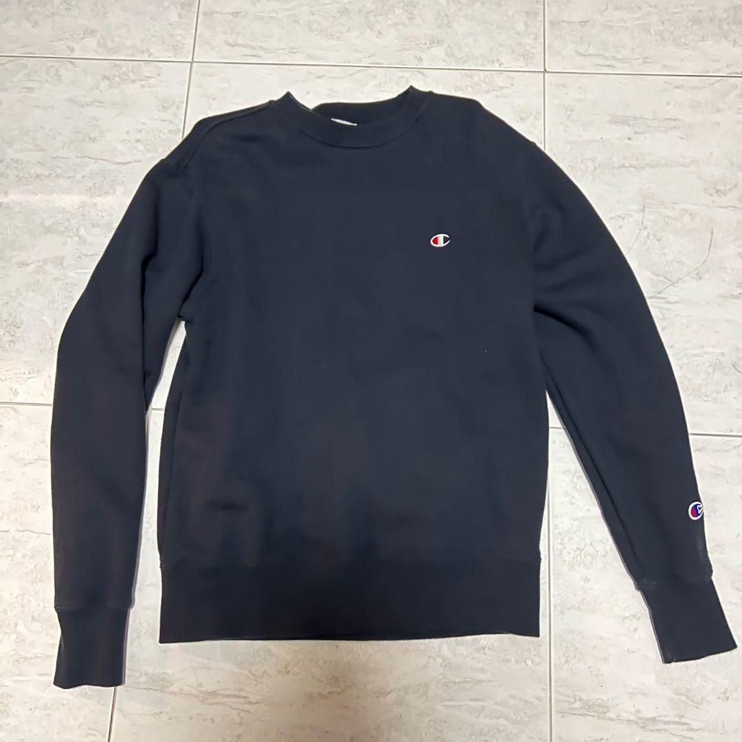Champion Sweater Navy Men s Fashion Tops Sets Hoodies on Carousell