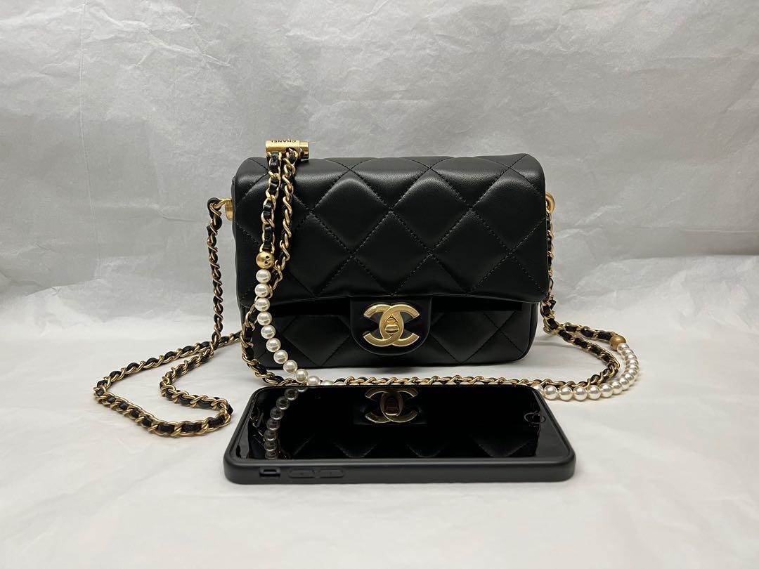 Chanel flap sales bag gold m