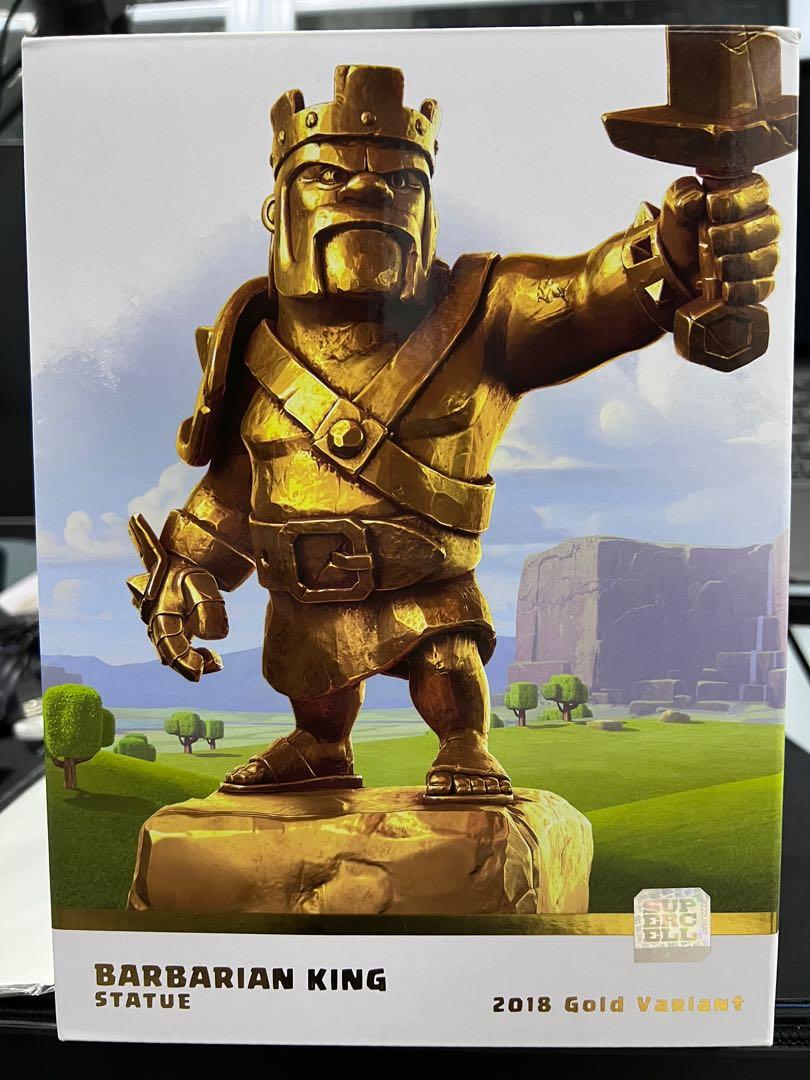 COC Barbarian King Statue, Hobbies & Toys, Memorabilia & Collectibles