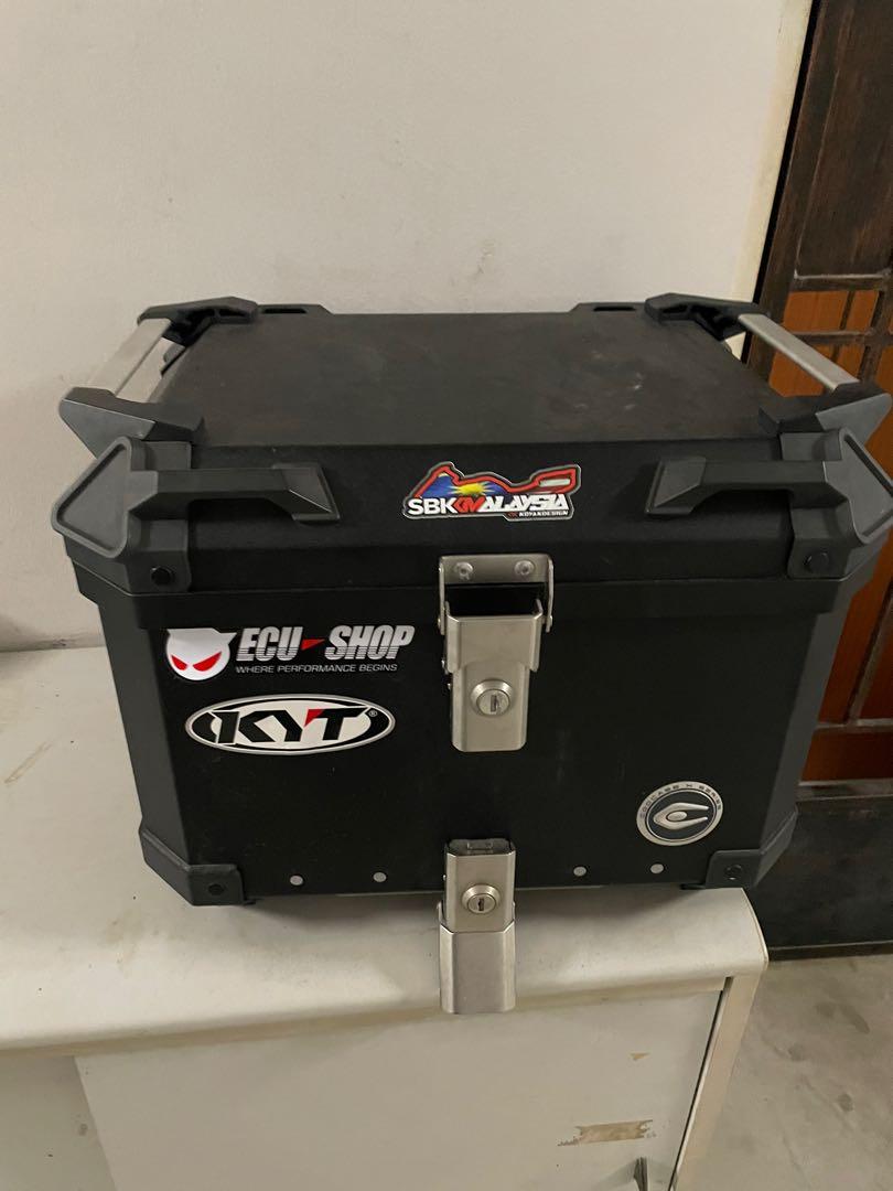 Coocase 40L aluminium top box with base plate, Motorcycles, Motorcycle