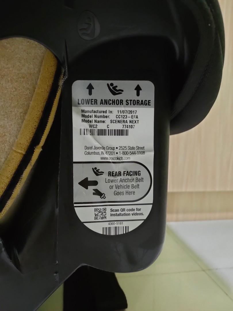 Cosco Scenera Next Travel Car Seat, Babies & Kids, Going Out, Car Seats