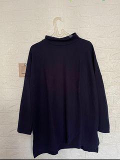 COTTONTREND Navy Knit Top