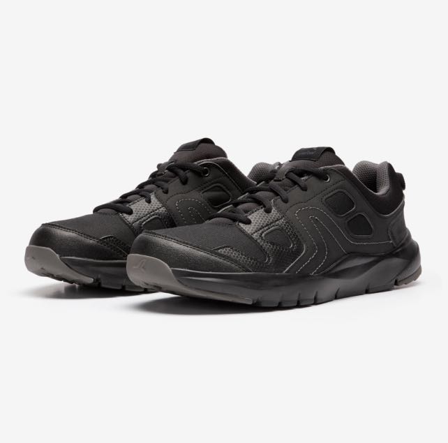 Decathlon black school shoes 2025