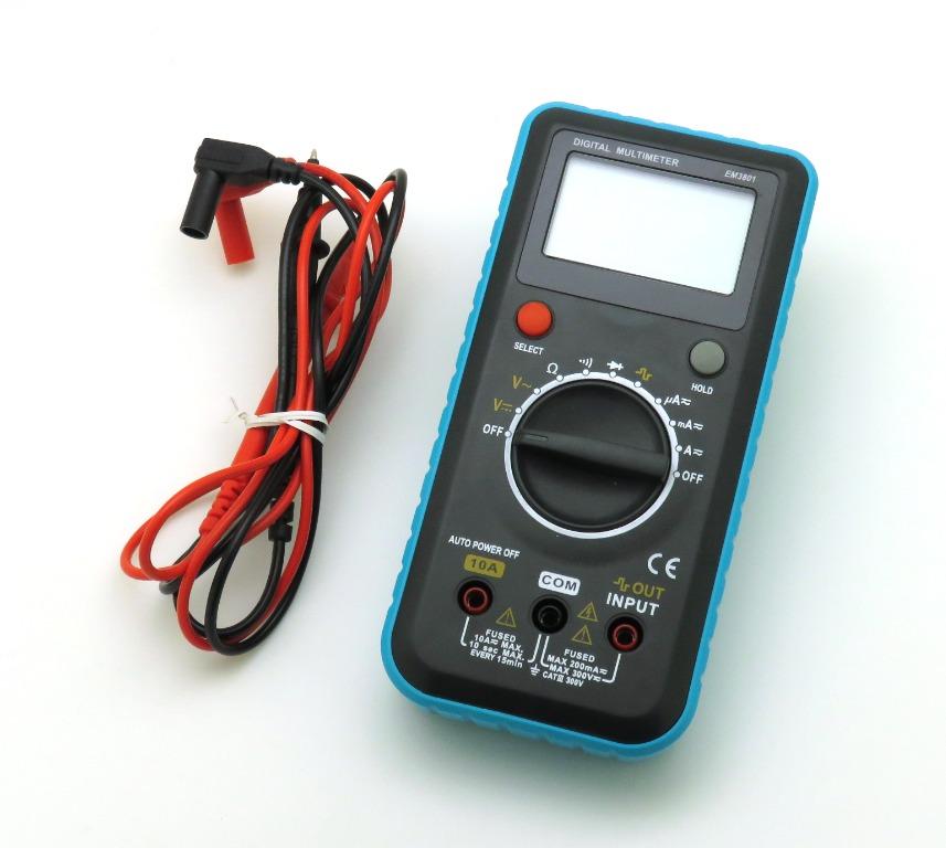 DIGITAL MULTIMETER 數字萬用表 (貨價已包本地順豐運費，只限使用順便智能櫃或順豐站收貨), 傢俬＆家居, 家居裝飾, 家居 ...