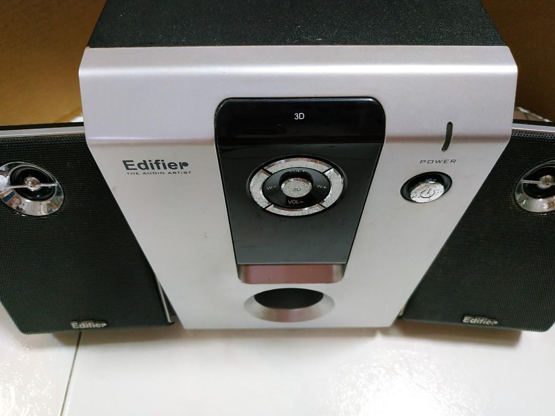 Edifier M3310 28 Watts Stereo Speakers w Sub Woofer, Audio, Soundbars ...