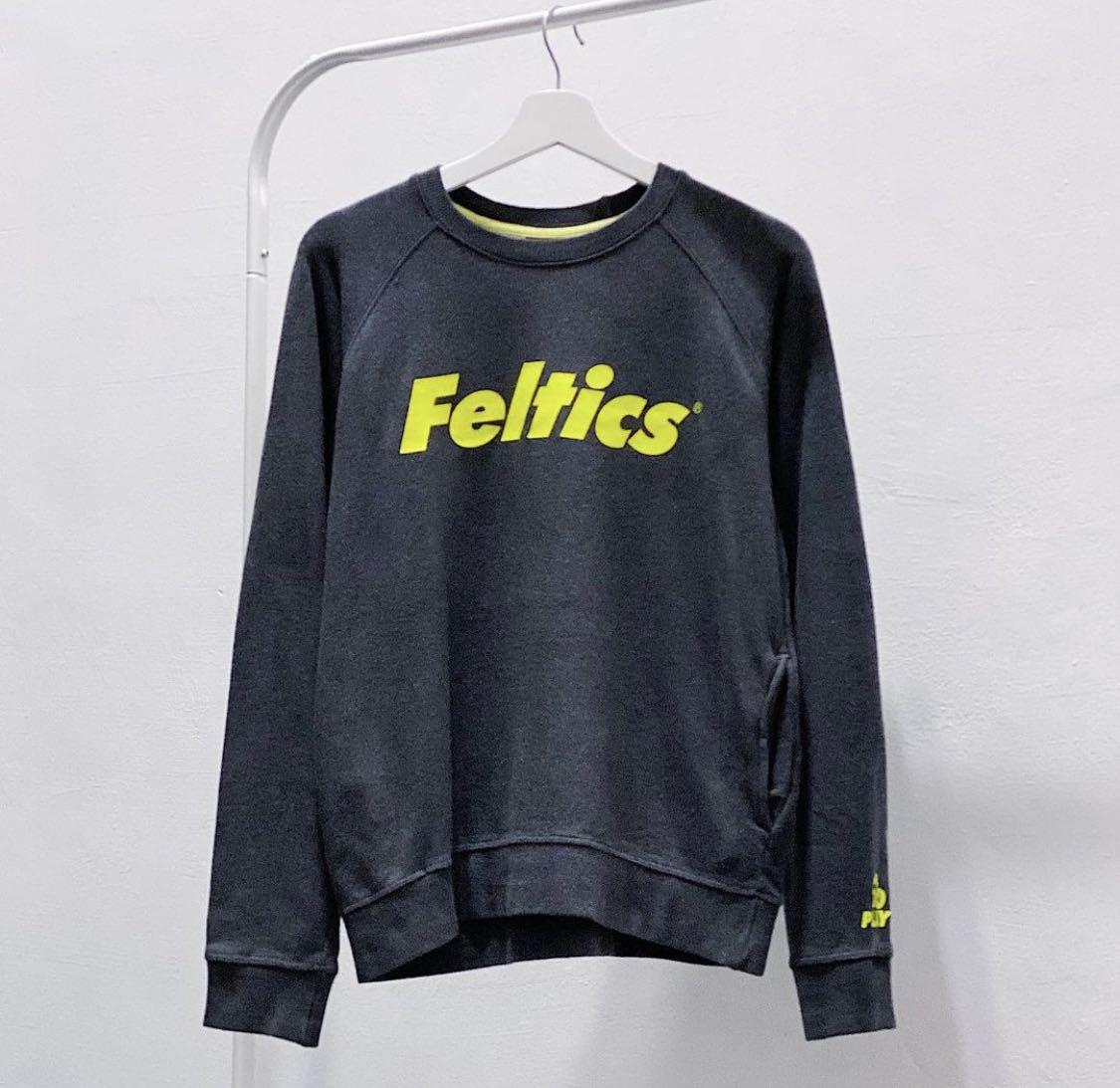 FELTICS SWEATSHIRT BACKHIT lets go out to play with feltics