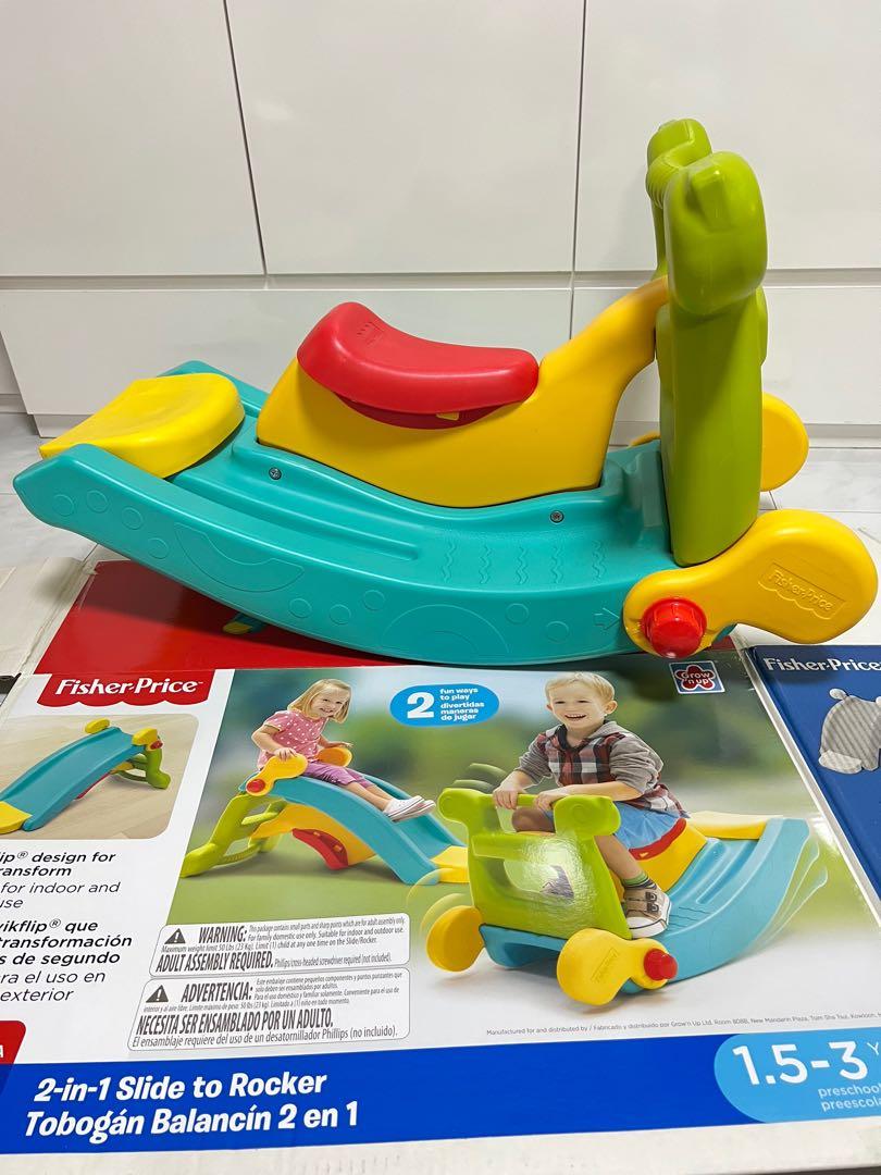 Fisher price 2 in 1 slide to rocker cheap