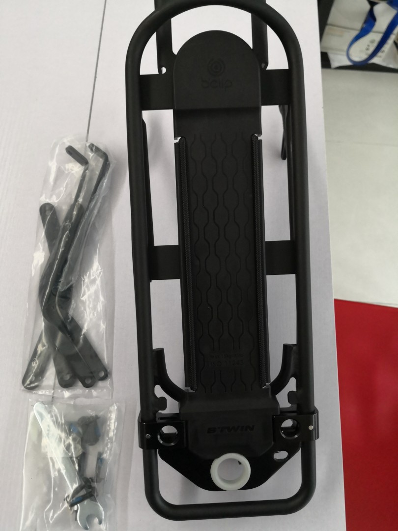 Decathlon Folding Bike Rear Carrier, Sports Equipment, Bicycles & Parts