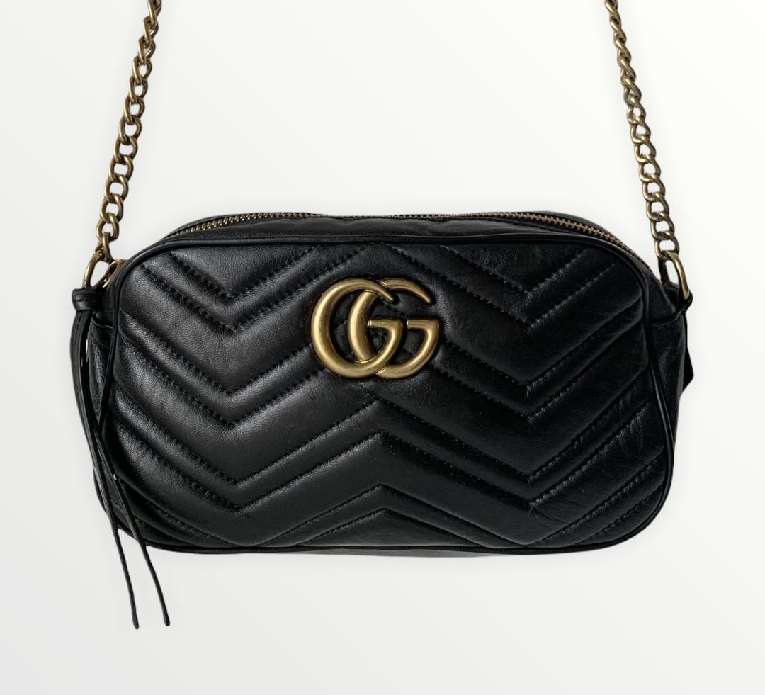 Gucci GG Marmont 2.0 Camera Bag With Datecode Serial Number, Women's