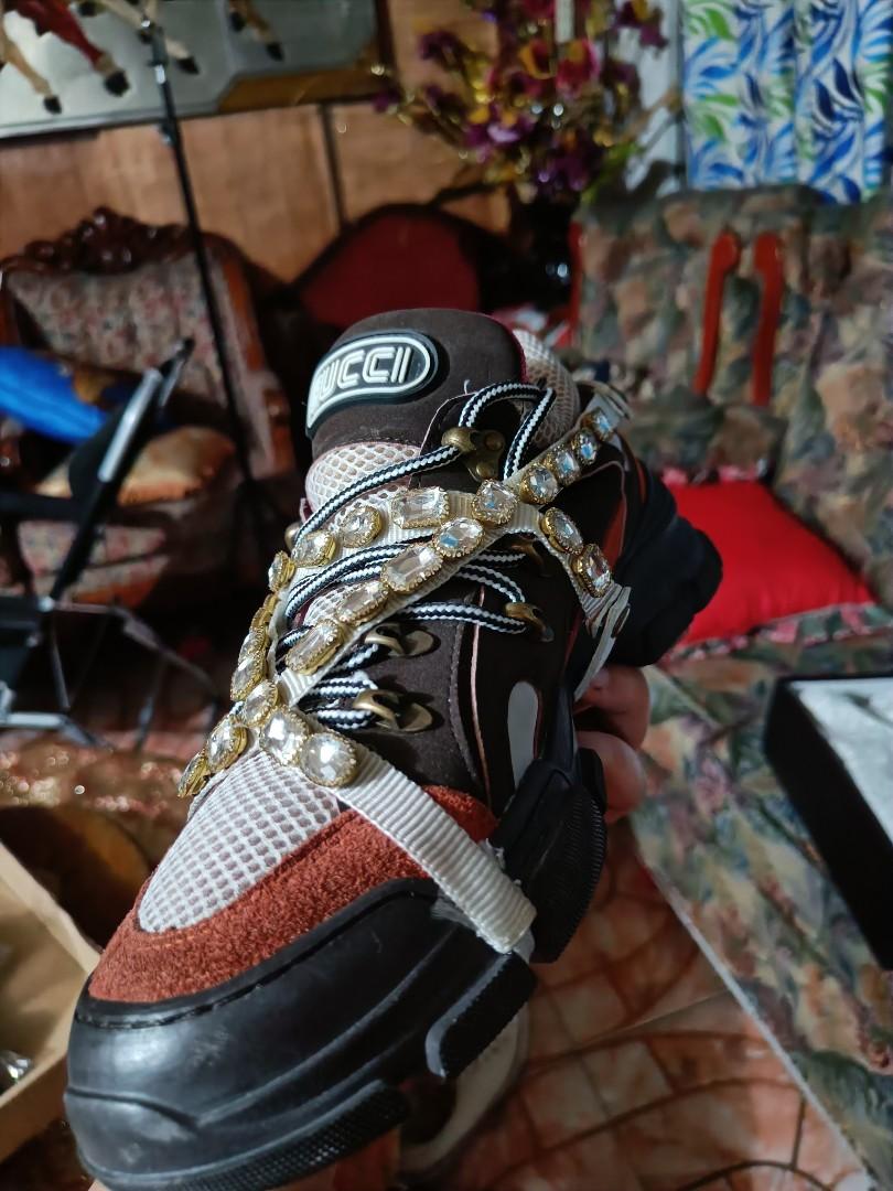 Gucci 2025 shoes rhinestones