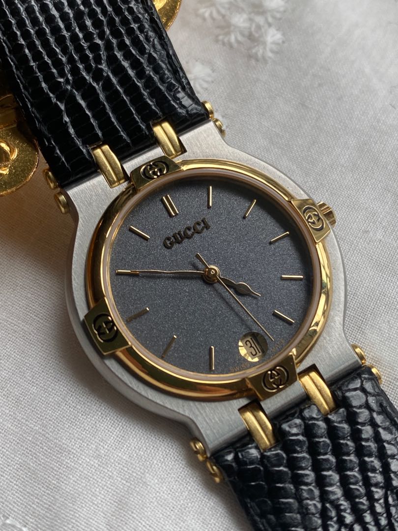 Gucci watch sales vintage mens