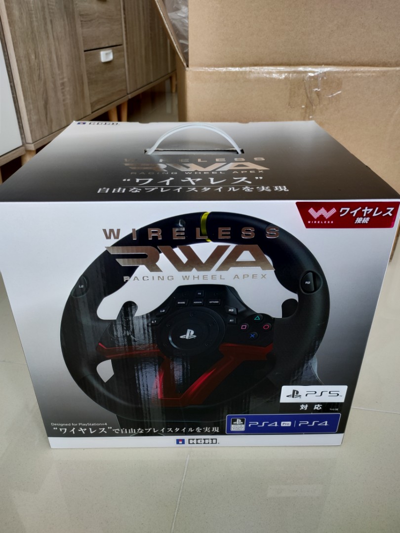 Playstation 4 wireless racing deals wheel apex by hori