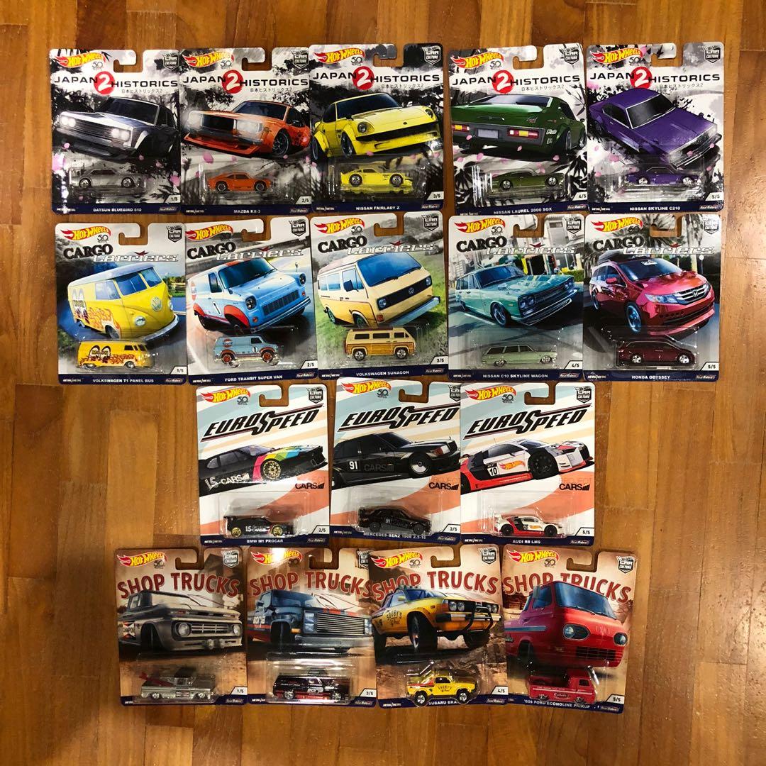 Hot wheels car culture trucks outlet