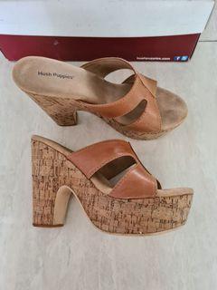 HUSH PUPPIES Heels Shoes - Brown Size 38