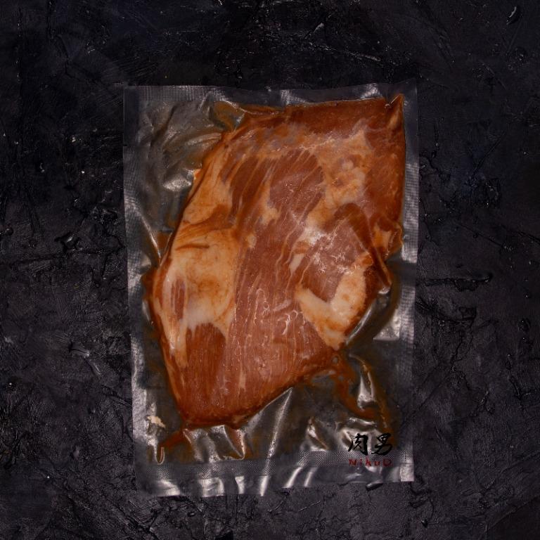 [nikuo frozen meat] iberico pork charsiew pork jowl (250 300g), Food