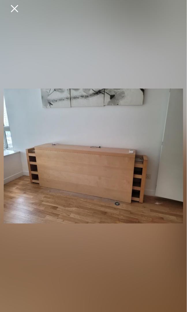Malm headboard storage sale