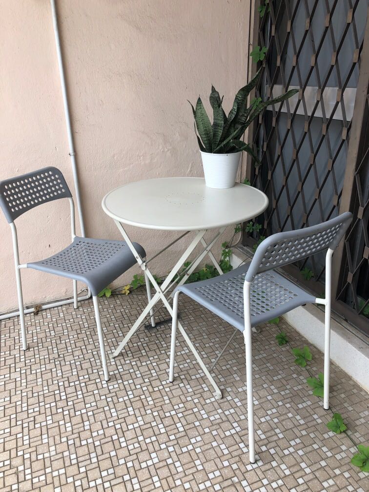 IKEA studio cafe table and chairs, Furniture & Home Living, Furniture