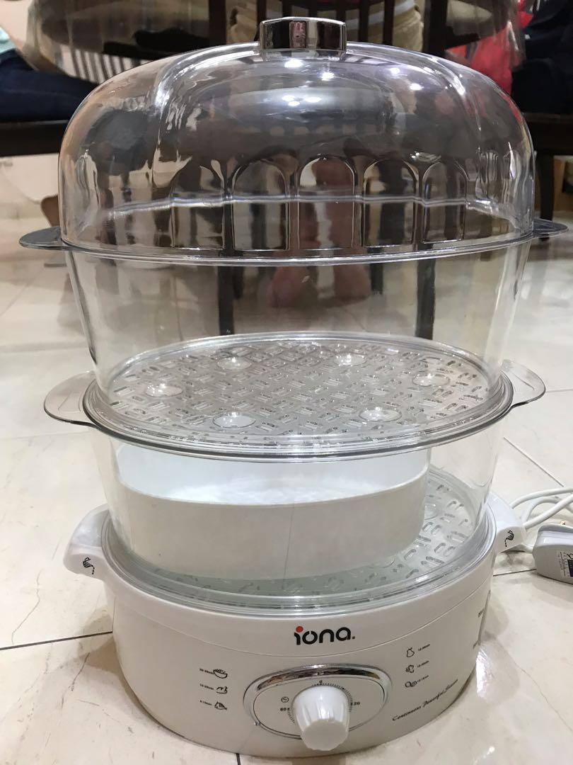 Iona 3 Tier Food Steamer, Kitchen & Appliances on Carousell